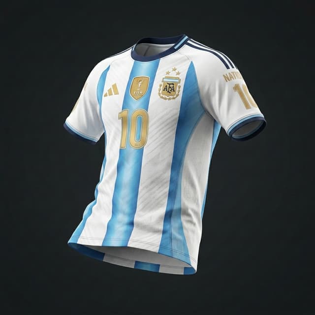 Camisa da Seleção da Argentina - Copa 2026 Padrão Original 1:1