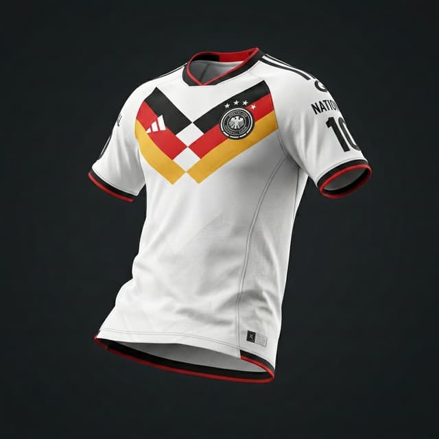 Camisa da Seleção da Alemanha - Copa 2026 Padrão Original 1:1