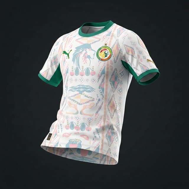 Camisa da Seleção da Senegal - Copa 2026 Padrão Original 1:1